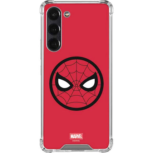 Marvel Spiderman Spiderman Emblem Galaxy S24 FE Clear Case